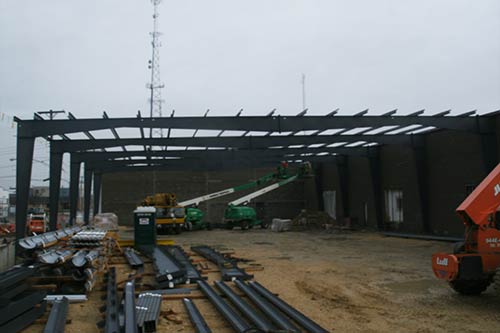 Construction of the 2015 expansion