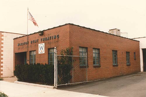 Winston Heat Treating Building in 1972